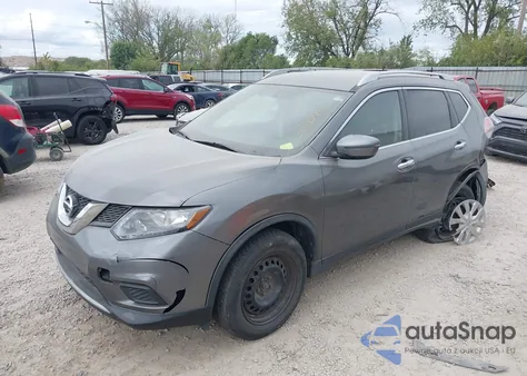 2016 Nissan Rogue S из США, поврежденный, VIN JN8AT2MVXGW147371